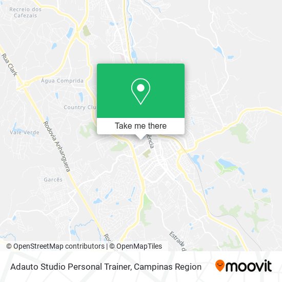 Mapa Adauto Studio Personal Trainer