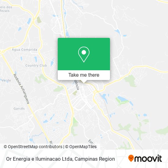 Or Energia e Iluminacao Ltda map