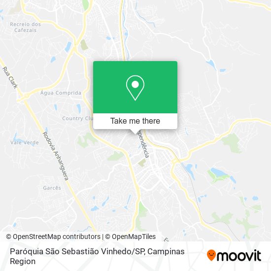 Paróquia São Sebastião Vinhedo / SP map