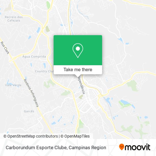 Mapa Carborundum Esporte Clube