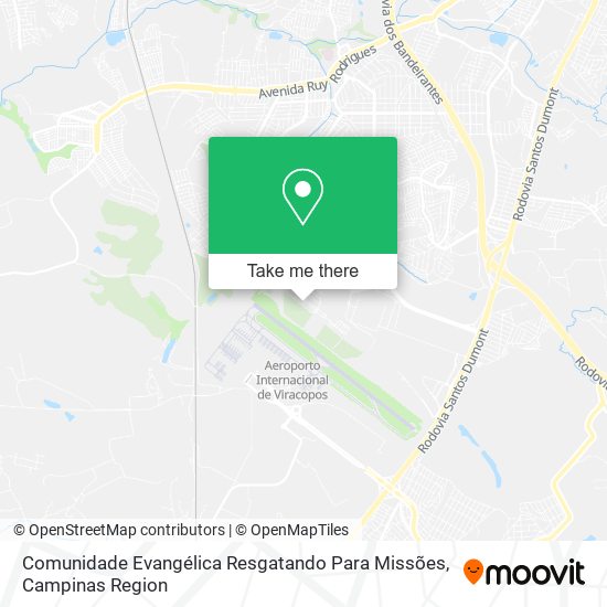 Comunidade Evangélica Resgatando Para Missões map