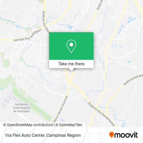 Via Flex Auto Center map