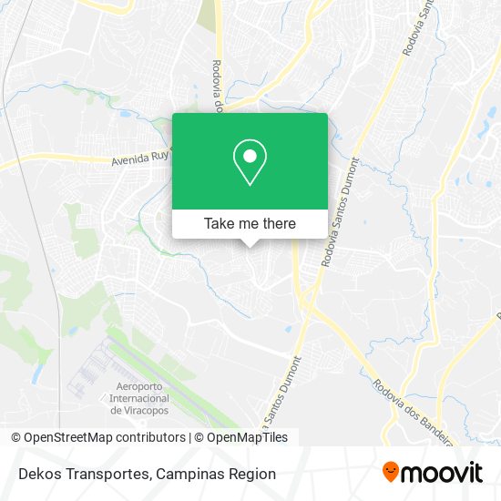 Dekos Transportes map