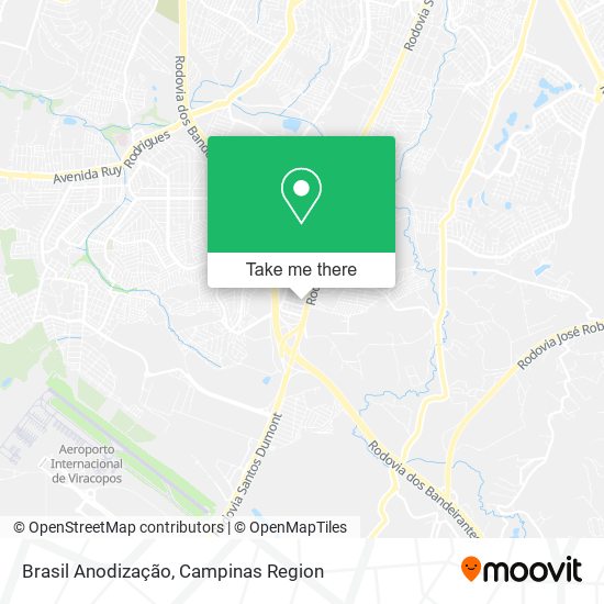 Brasil Anodização map