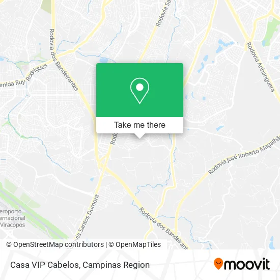 Casa VIP Cabelos map