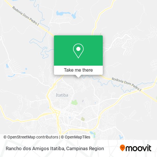 Rancho dos Amigos Itatiba map