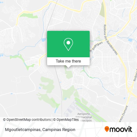 Mapa Mgoutletcampinas