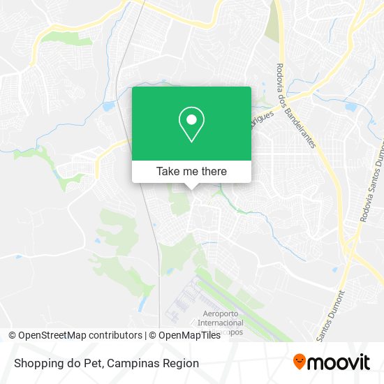 Mapa Shopping do Pet