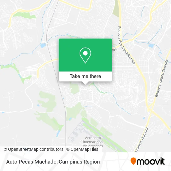 Auto Pecas Machado map