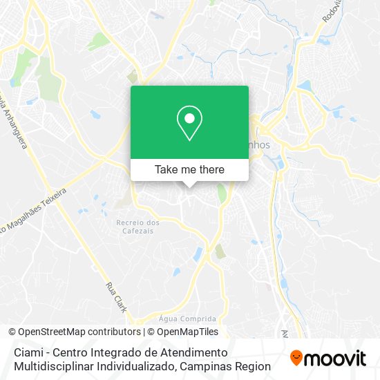 Ciami - Centro Integrado de Atendimento Multidisciplinar Individualizado map
