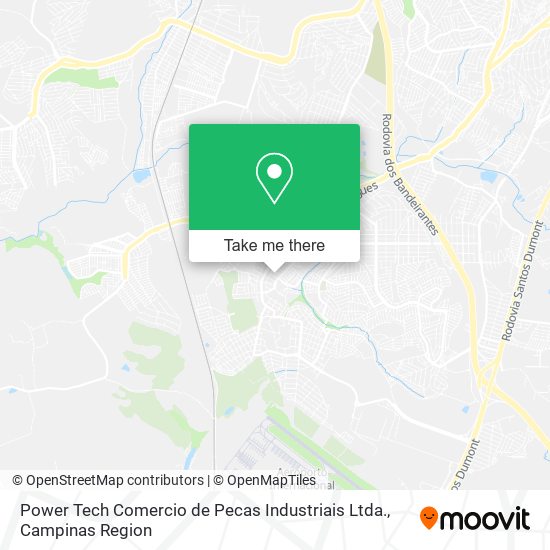 Mapa Power Tech Comercio de Pecas Industriais Ltda.