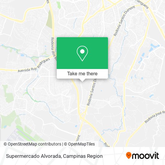 Mapa Supermercado Alvorada