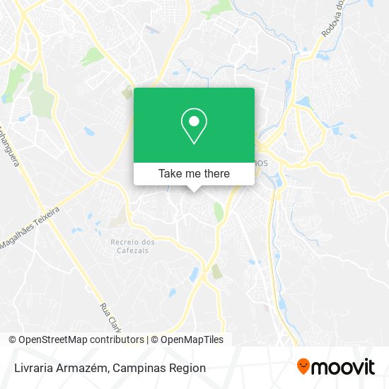 Mapa Livraria Armazém