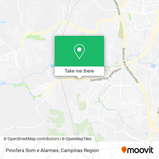 Pinofera Som e Alarmes map