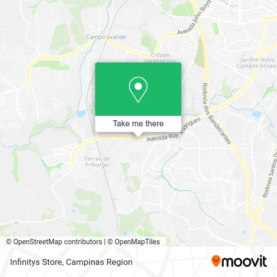 Infinitys Store map