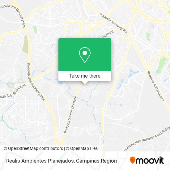 Realis Ambientes Planejados map