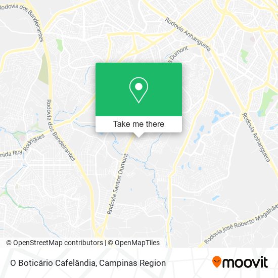 O Boticário Cafelândia map