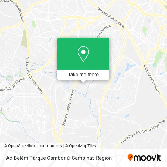 Ad Belém Parque Camboriú map