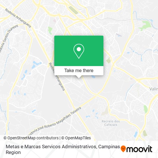 Mapa Metas e Marcas Servicos Administrativos