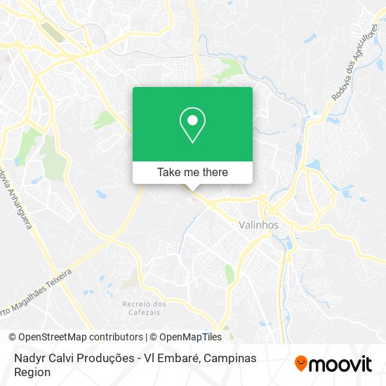 Nadyr Calvi Produções - Vl Embaré map