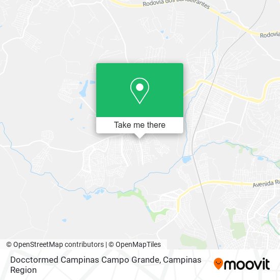 Docctormed Campinas Campo Grande map