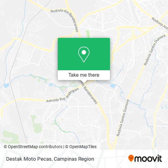 Destak Moto Pecas map