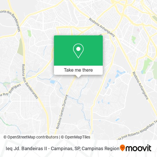 Mapa Ieq Jd. Bandeiras II - Campinas, SP