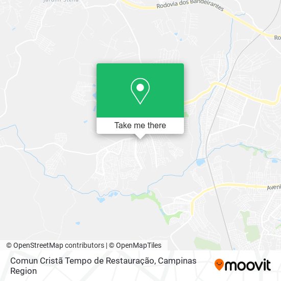 Mapa Comun Cristã Tempo de Restauração