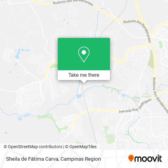 Sheila de Fátima Carva map