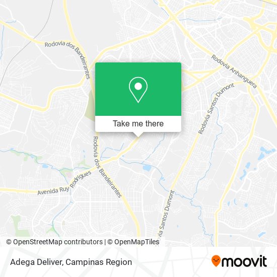 Adega Deliver map