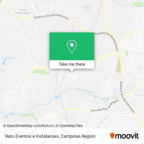 Rato Eventos e Instalacoes map