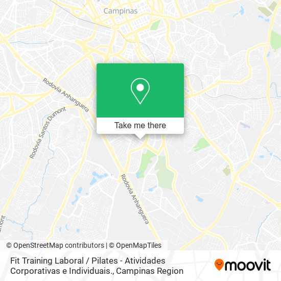 Fit Training Laboral / Pilates - Atividades Corporativas e Individuais. map