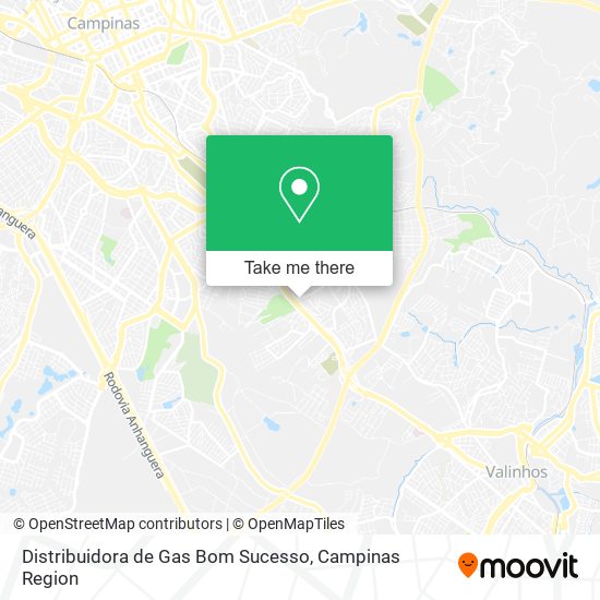 Mapa Distribuidora de Gas Bom Sucesso