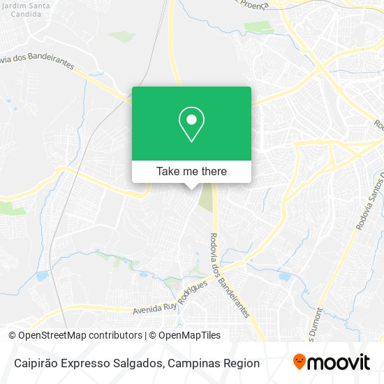 Mapa Caipirão Expresso Salgados