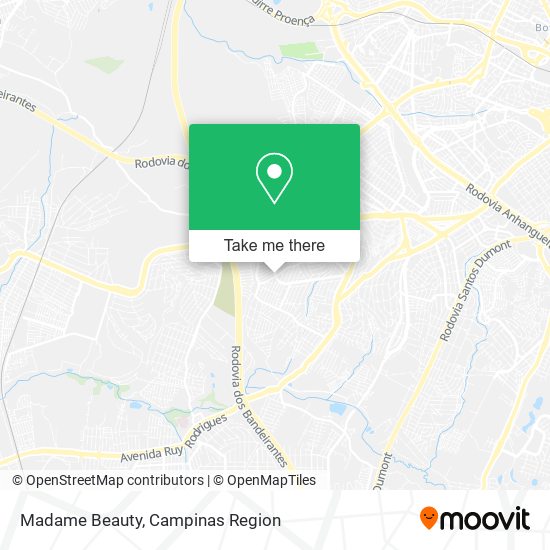 Madame Beauty map