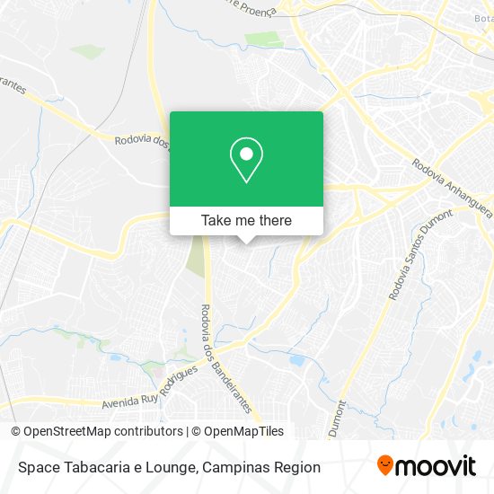 Space Tabacaria e Lounge map