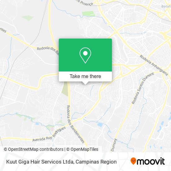 Mapa Kuut Giga Hair Servicos Ltda