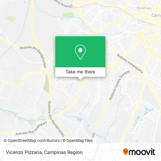 Vicenzo Pizzaria map