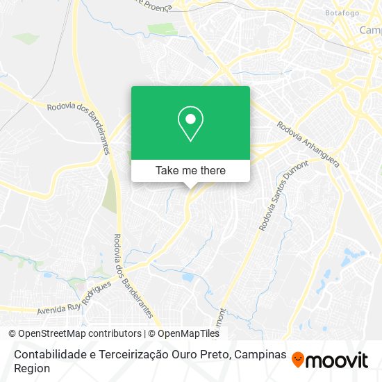 Contabilidade e Terceirização Ouro Preto map