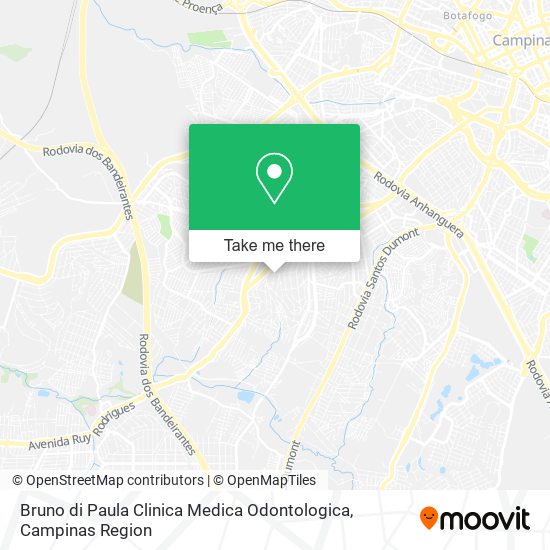 Mapa Bruno di Paula Clinica Medica Odontologica