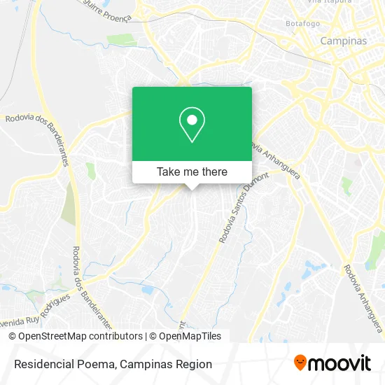Residencial Poema map