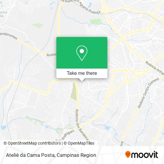 Ateliê da Cama Posta map