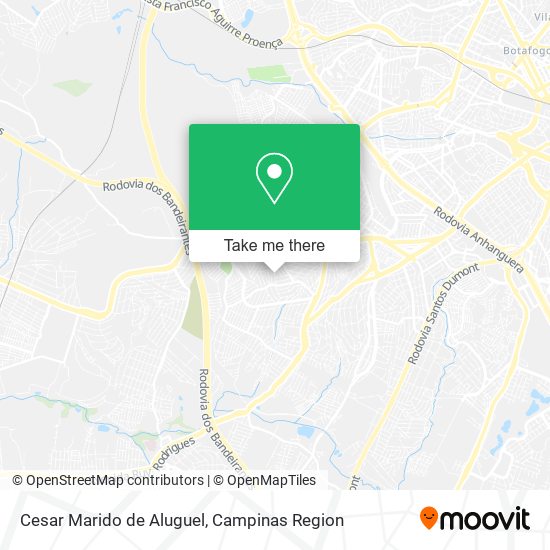 Mapa Cesar Marido de Aluguel
