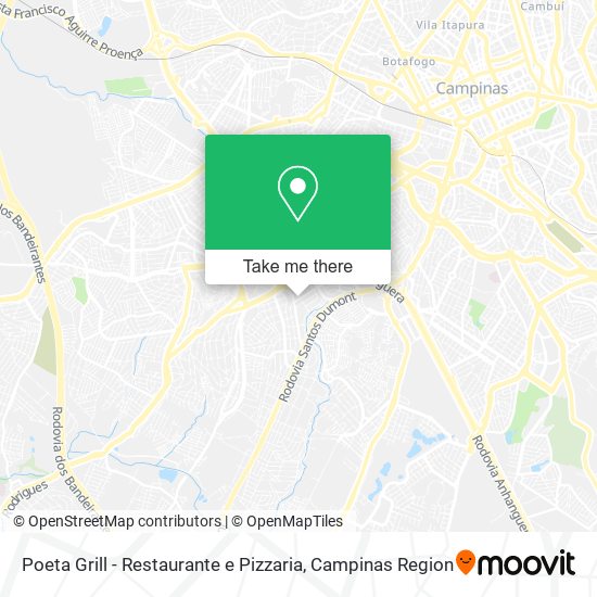 Poeta Grill - Restaurante e Pizzaria map