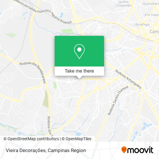 Vieira Decorações map