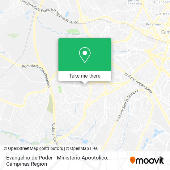 Evangelho de Poder - Ministério Apostolico map