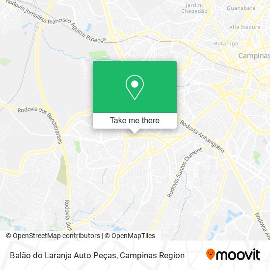 Balão do Laranja Auto Peças map