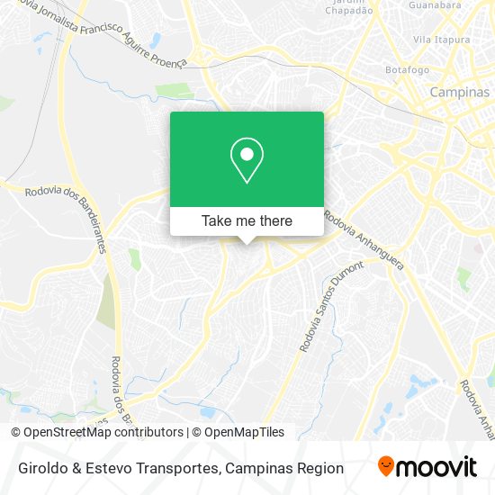 Giroldo & Estevo Transportes map