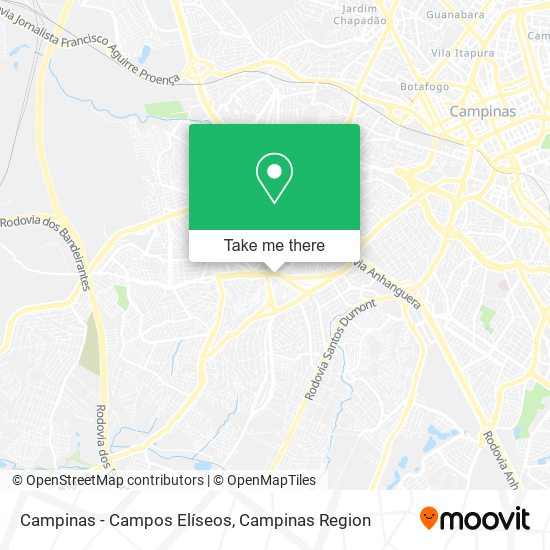 Campinas - Campos Elíseos map