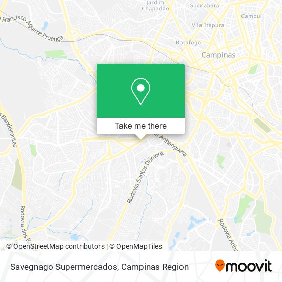 Mapa Savegnago Supermercados